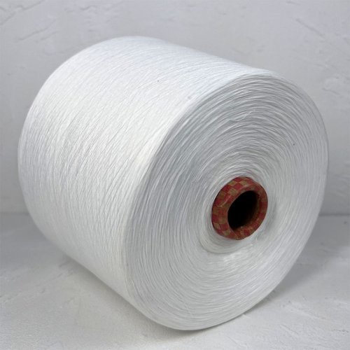 100% Polyester 30S/1 Vortex Spinning Raw white yarn with Factory Price for knitting and weaving