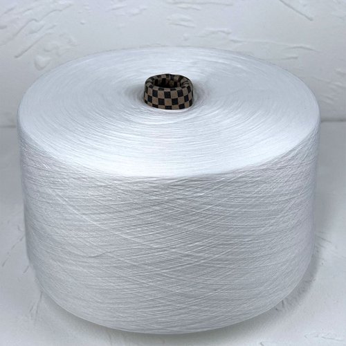 100% Polyester 40S/1 vortex spinning raw white yarn with Factory Wholesale price for knitting and weaving