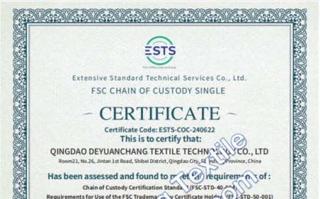Deyuanchang Textile Technology Co., Ltd. Successfully Passes FSC Certification Audit