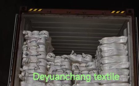 Deyuanchang Successfully Ships a Full Container of 60-count Viscose Vortex Spun Yarn to Pakistan