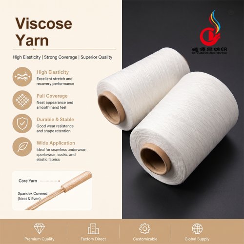 100% Viscose 40/1 Vortex Yarn-Eco-Friendly Anti-Pilling Sewing & Embroidery Yarn