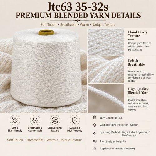 Hot Selling China Supplier Customized Wholesale High Quality Tc63 35-32s Raw Eco-Friendly Anti-Bacteria Warp Knitting